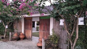 Voorkant van accommodatie