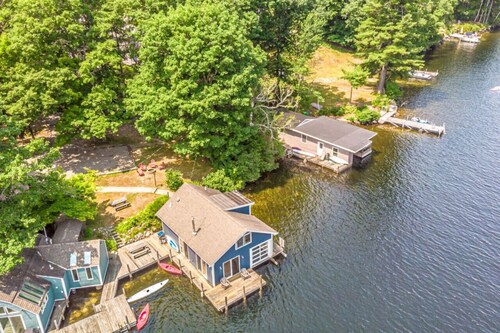 Sunapee Sunset Cottage | Grill | Fire Pit