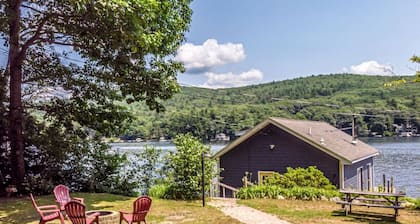 Sunapee Sunset Cottage | Grill | Fire Pit