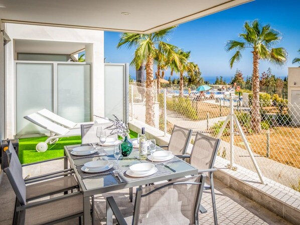 Outdoor dining - Luxor | Terrace - pool - gym (Mijas)
