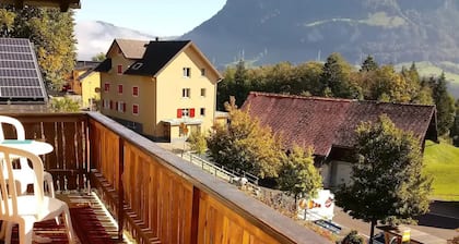 Quaint 2-bedroom condo in Seelisberg with stunning views