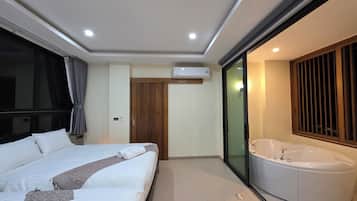 2 bilik tidur, dihias secara berasingan