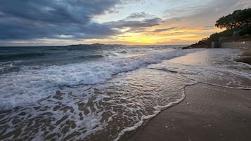 Beach nearby, white sand
