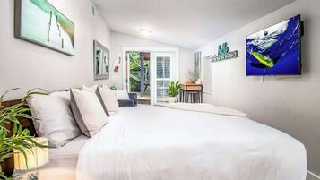 1 habitación, tabla de planchar con plancha, wifi gratis y ropa de cama