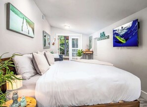 1 soverom, strykejern/-brett, wi-fi (inkludert) og sengetøy