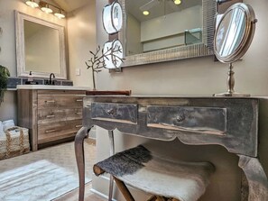 Een douche, een haardroger