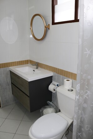 Standard Double Room, Private Bathroom, City View | Bathroom | Shower, towels
