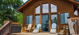 Tubing Promo! Secluded Cabin w/ Gorgeous Views, Wildlife, Deck, Near Amenities