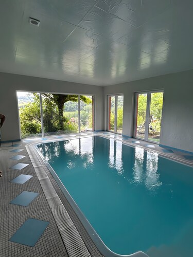 Holiday Apartment 'Mediterranean Yellow House' with Private Pool, Sauna and Air Conditioning