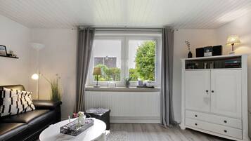 TV, DVD player, stereo