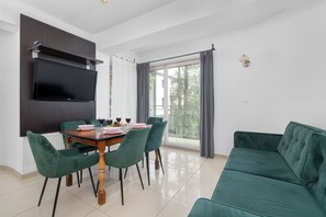 Apartment, 3 Bedrooms, Pool Access, Mountain View | In-room dining - Zakopane 3-bedroom Apartment by Renters (Zakopane)