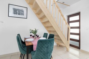 Apartment, 3 Bedrooms, Pool Access, Mountain View | Dining room - Two-level Zakopane Apartment by Renters (Zakopane)