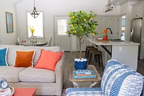 Televisie en een open haard