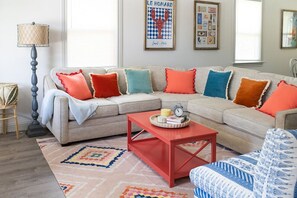 Televisie en een open haard