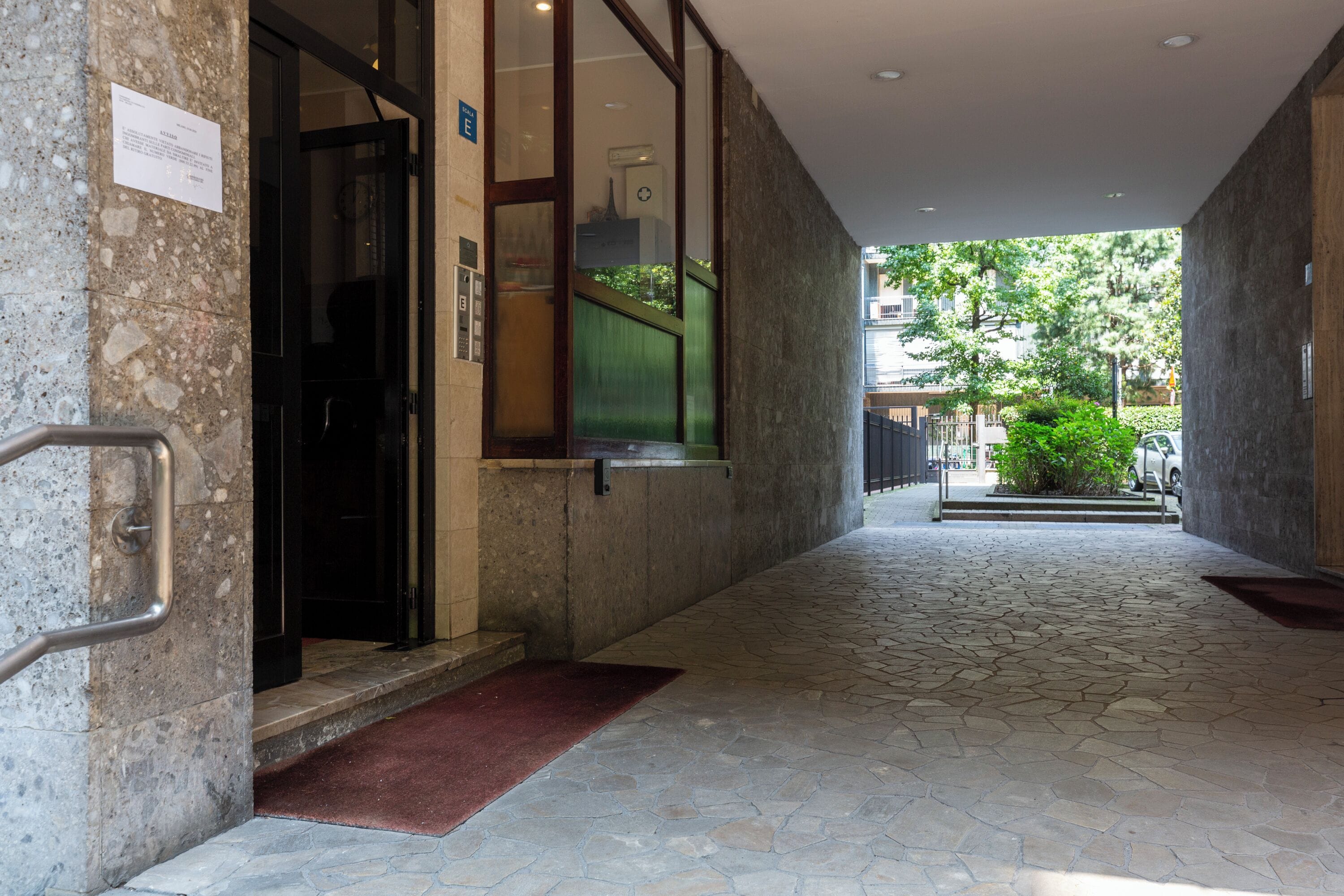 Entrada de la propiedad