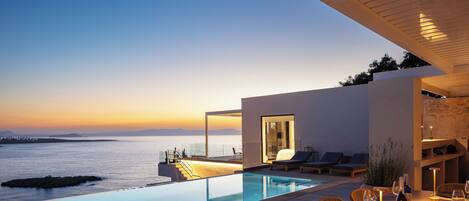 Una piscina climatizada