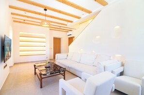 Apartment, Meerblick | Wohnbereich