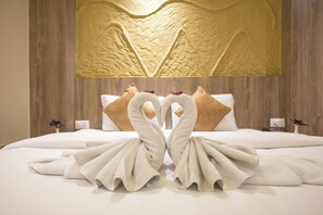 Deluxe Double Room, 1 Queen Bed, City View | Hypo-allergenic bedding, individually decorated, individually furnished - Divya Boutique Inn (Kathmandu)