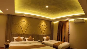 Phòng 3 Cao cấp, quang cảnh thành phố | 1 phòng ngủ, bộ đồ giường kháng dị ứng, trang trí khác biệt