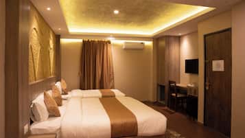 Hypo-allergenic bedding, individually decorated, individually furnished