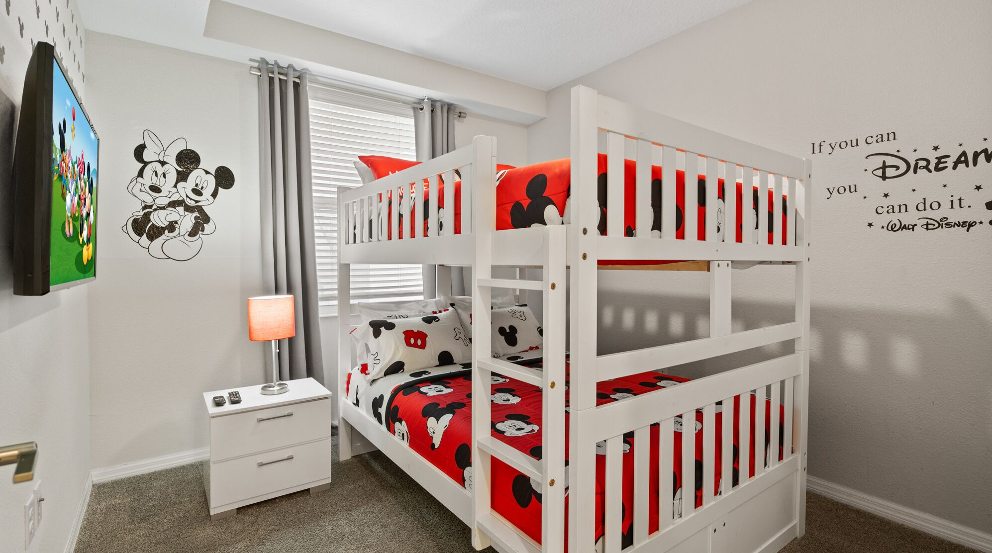 2 bedrooms, in-room safe, iron/ironing board, travel cot