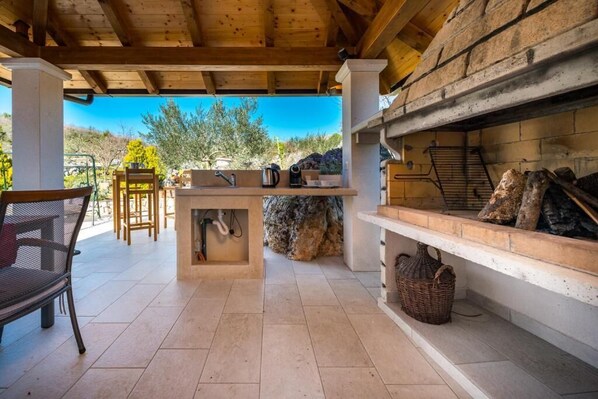 Terrace/patio - Villa Pizzelli (Orašac)