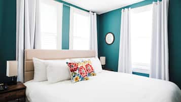4 bedrooms, desk, iron/ironing board, free WiFi