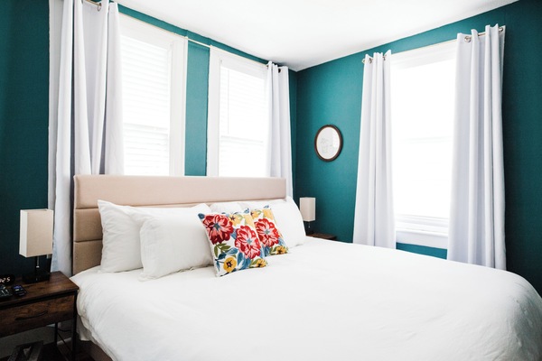 Sprawl out in this master king bedroom!