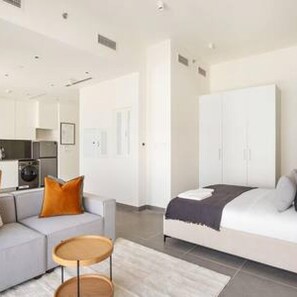 Studio | Internet - Silkhaus Studio With Private Beach and Sea View (Abu Dhabi)