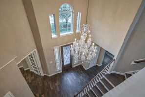 Luxury Villa | Living area - ELUX with heated pool spa (Houston)