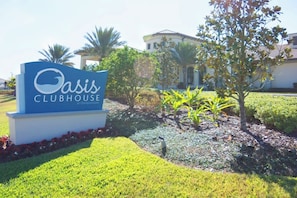 Señal para Oasis Clubhouse en ChampionsGate.
