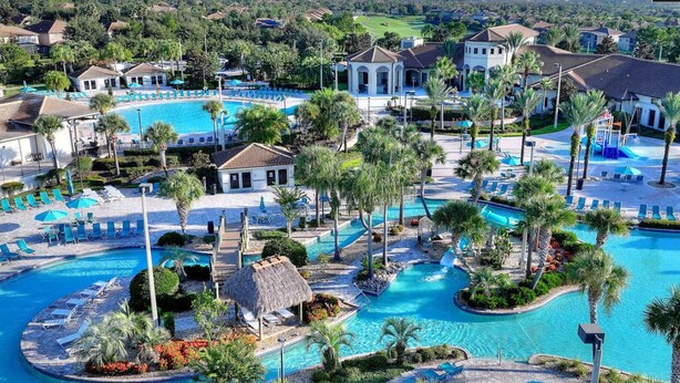 Pool - 8955-Luxury 5BR Home at Champions Gate Resort (Davenport)