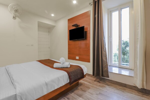 Lydisolert, wi-fi (inkludert) og sengetøy