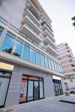 Façade de l’hébergement
