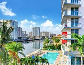 Unclassified image, 4 of 51, button - Spectacular Balcony Near Beach Gym Pool (Hallandale Beach)