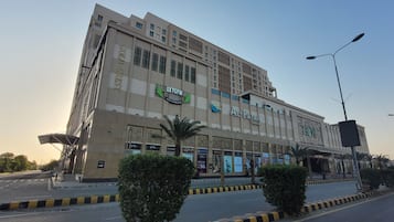 Voorkant van accommodatie