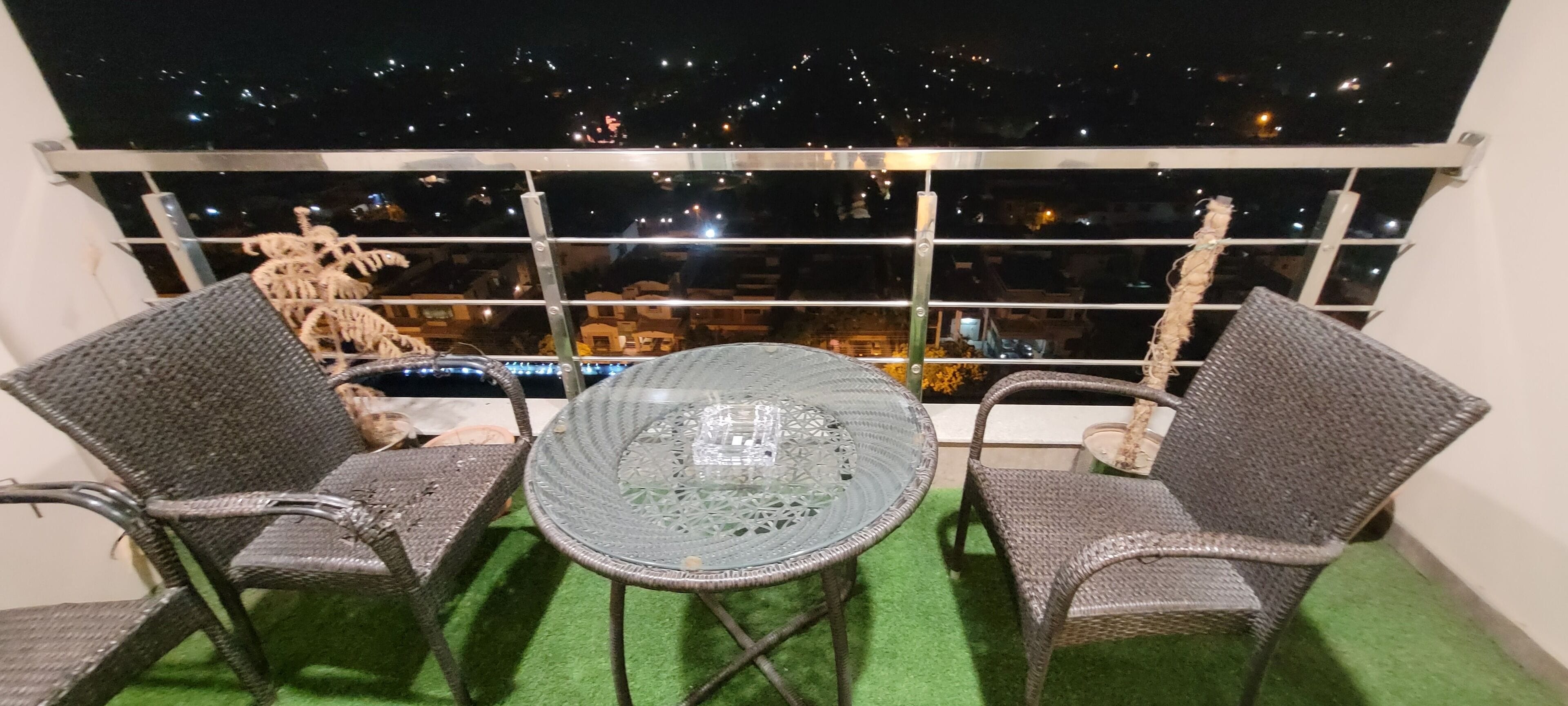 Presidentieel appartement, 2 slaapkamers, uitzicht op stad | Terras