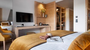 Deluxe-værelse - udsigt til dal | Premium-sengetøj, pengeskab på værelset, lydisolering, gratis Wi-Fi