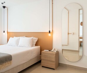 Apartment | 1 bedroom, bed sheets - w Astonishing 1BR With Terrace at Poblado (Medellín)