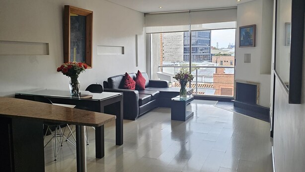 Apartment | Exterior - Fantastic 1BR With Balcony in San Patricio (Bogotá)