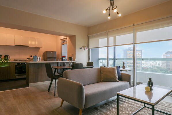 Apartment | 2 bedrooms, Internet - w Majestic 2BR w Modern Balcony in Miraflores (Lima)