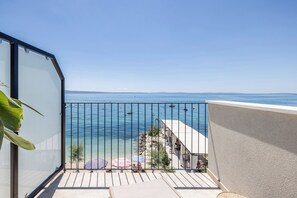 Sviitti, parveke, merinäköala | Näkymä parvekkeelta