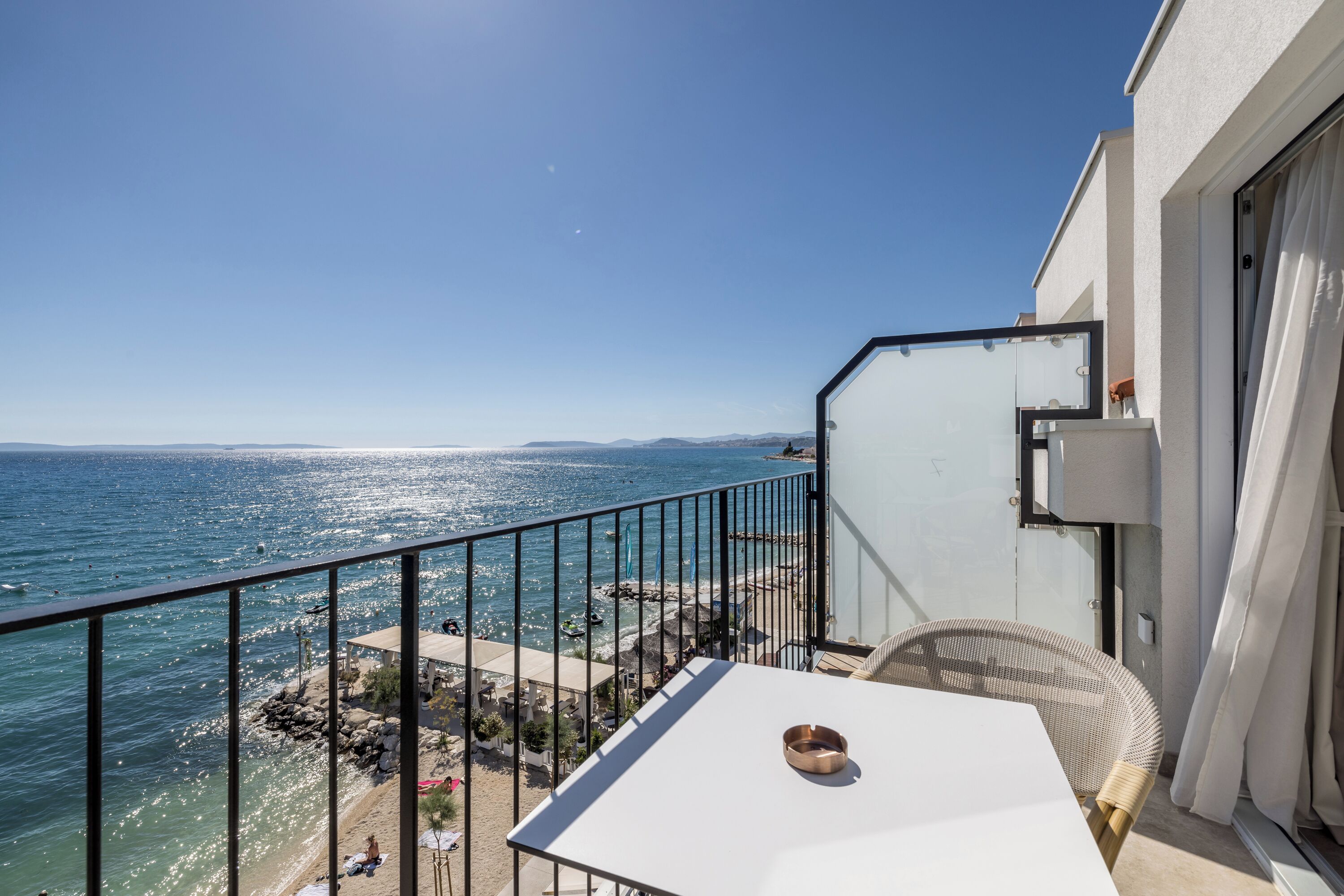 Udsigt fra balkon