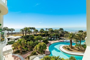 Apartment | 3 bedrooms, iron/ironing board, Internet - Unique Beachfront Condo With Exceptional Views (Galveston)