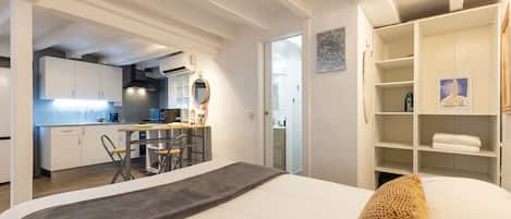 Apartment | 1 Schlafzimmer, Schreibtisch, Bügeleisen/Bügelbrett