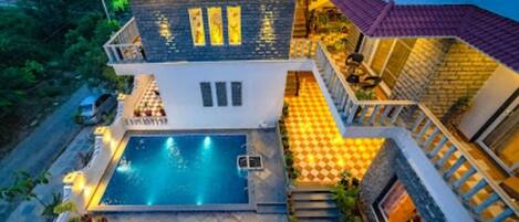 Façade de l’hébergement