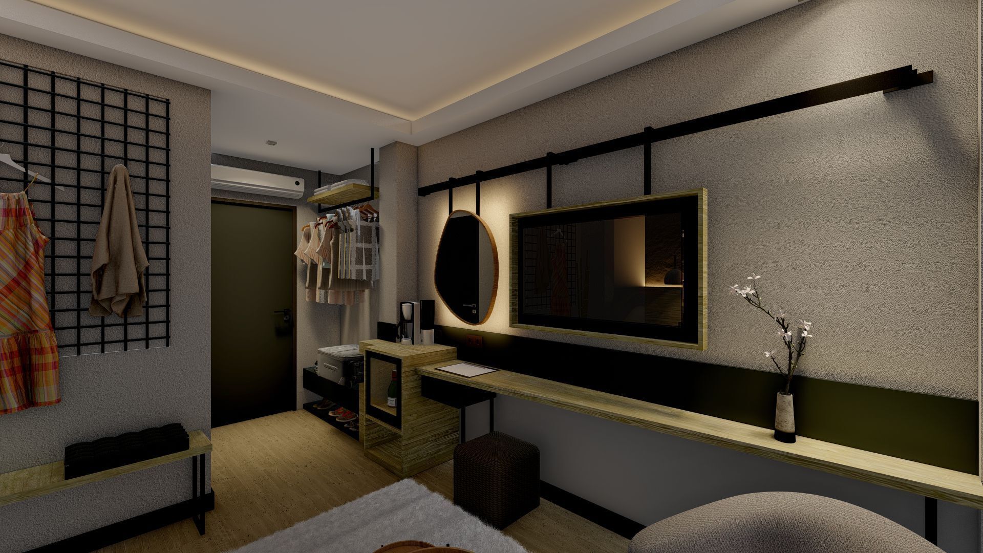 Standard Room, 1 Queen Bed, Garden Area | Minibar, desk, free WiFi