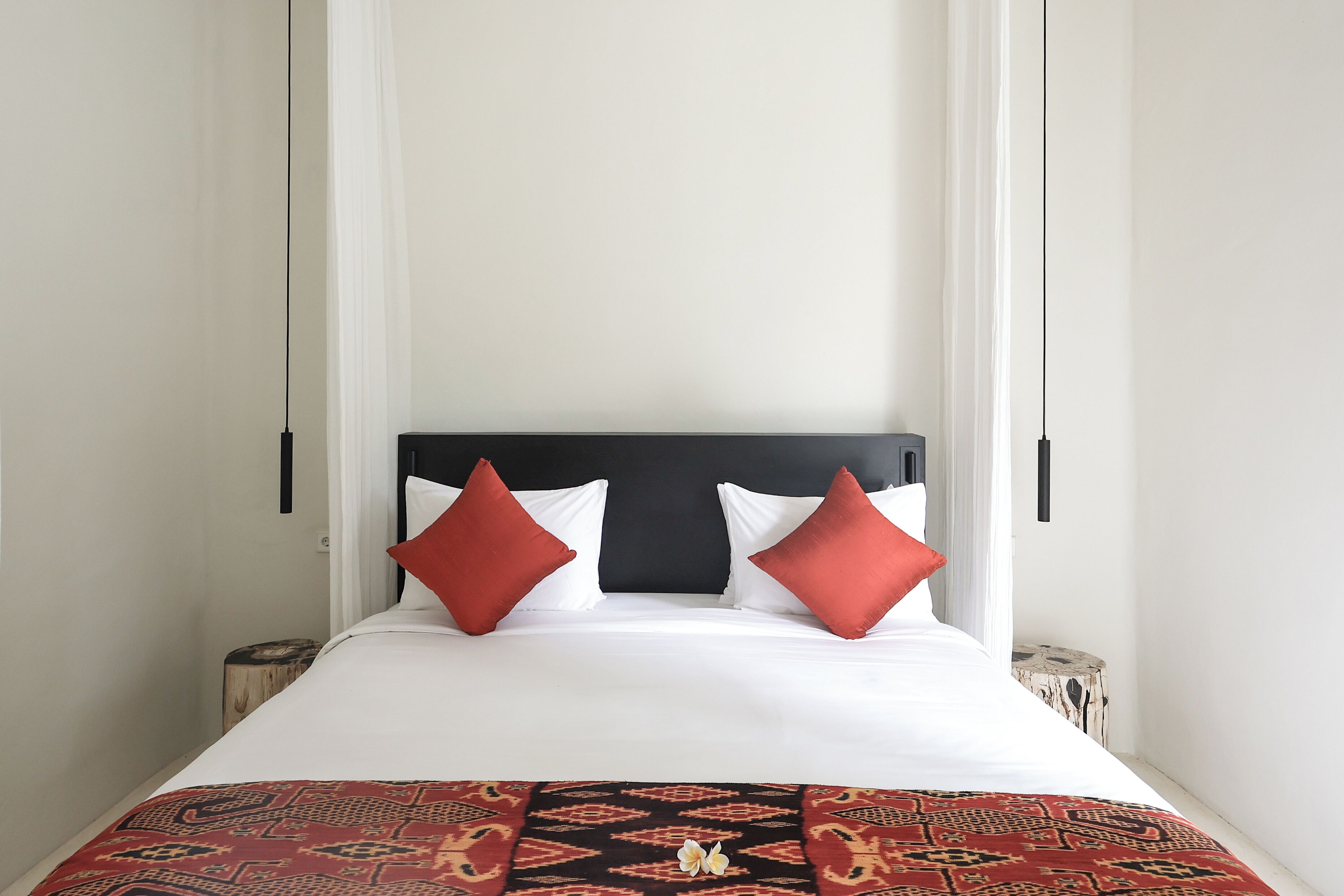 Superior villa, uitzicht op tuin | Select Comfort-bedden, een minibar, een kluis op de kamer