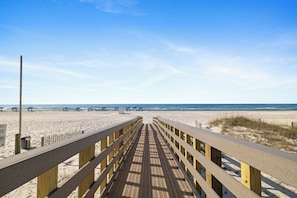Accommodatie ligt op het strand