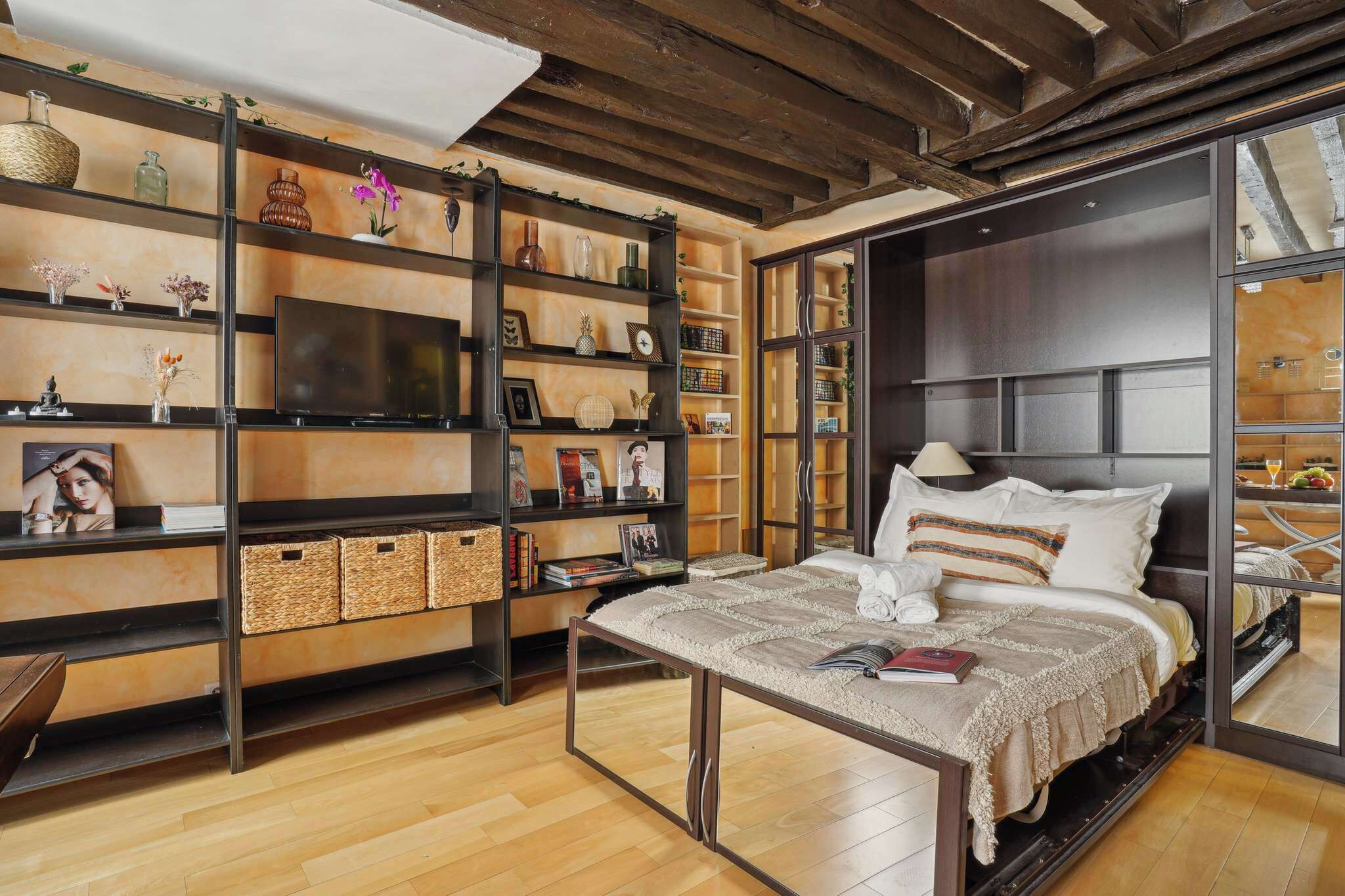 Desk, iron/ironing board, travel crib, free WiFi